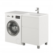 Тумба с раковиной напольная Creto Cafor White 110 19-W110R правая 45 см