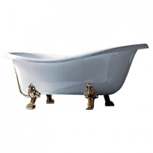 Акриловая ванна Gruppo Treesse Epoca V5071 oro белый/золото