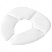 Сиденье-накладка для унитаза SANTRADE ST SM-YB308/WT детское мягкое складное цвет белый