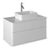 Тумба под раковину Creto Stella 100 16-CRE50/100/ белый глянец
