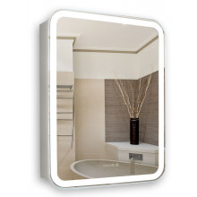 Зеркальный шкаф Creto Attento 18-840140A 60x84 см с LED-подсветкой