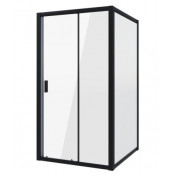 Душевой уголок Niagara Nova NG-82-11AB-A70B 110х70 стекло прозрачное/черный