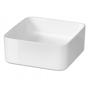 Раковина накладная  Crea Square 35 белый