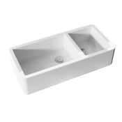 Кухонная мойка Kerasan Hannah Oxfordshire 543101 100.3х47 белый