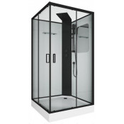 Душевая кабина Grossman Elegans GR251Q 90х90 черный/прозрачное