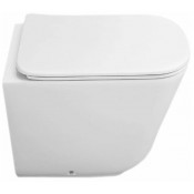 Унитаз приставной Kerasan Tribeca 511830 безободковый белый матовый