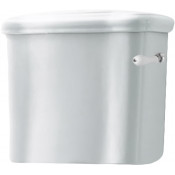 Бачок для унитаза моноблока Kerasan Retro 107101 белый с боковым отверстием для ручки смыва