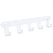 Планка с 5-ю крючками Fixsen Practica FX-805W-5 белый