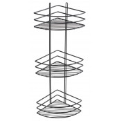 Полка трехъярусная угловая Fixsen FX-710B-3 черный