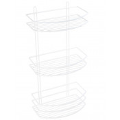 Полка трехъярусная овальная Fixsen FX-720W-3 белый