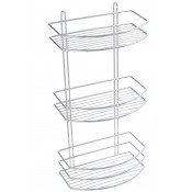 Полка трехъярусная овальная Fixsen FX-720-3 хром