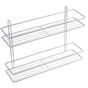 Полка двухъярусная прямая Fixsen FX-730-2 хром