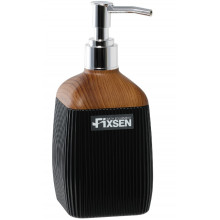 Дозатор жидкого мыла Fixsen Black Wood FX-401-1 черный
