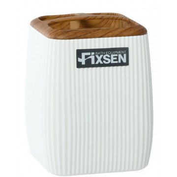 Стакан Fixsen White Wood FX-402-3 белый