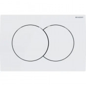 Смывная клавиша Geberit Delta01, для двойного смыва: Альпийский белый 115.107.11.1 