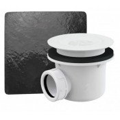 Сифон для поддона Vincea VSPH-2SR2B с гидрозатвором черный