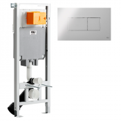 Инсталляция для унитаза Oli OLI80 300573pKA00 + панель слива Karisma хром глянец