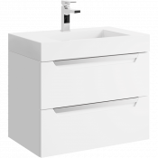 Тумба с раковиной Aqwella Cube 70 CUB0107W