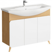 Тумба под раковину Aqwella Basic 105 BAS0110DZ дуб золотой