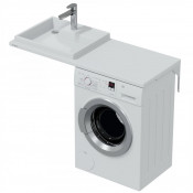 Раковина над стиральной машиной Санта Юпитер 120 900124 L белый