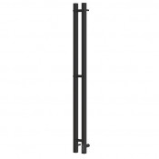 Полотенцесушитель электрический Point PN13812B (1200х80 мм, черный, диммер справа)