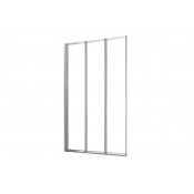 Душевая шторка Azario Preston NFC64339001500 90х150 хром/прозрачное