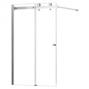 Душевая шторка Azario NKB612110001500 100х150 хром/прозрачное