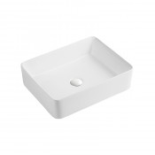 Раковина накладная Azario AZ2074B 52х41 белый