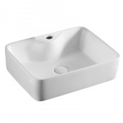 Раковина накладная Azario AZ4569A 49х38 белый