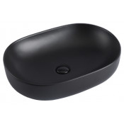 Раковина накладная Azario AZ2196MDH 60х41.5 графит матовый