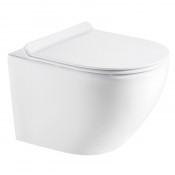 Унитаз подвесной Azario Grado AZ0046 безободковый с сиденьем микролифт