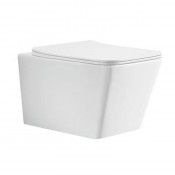 Унитаз подвесной Azario Boca AZ2002 безободковый с сиденьем микроклифт