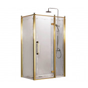 Душевой уголок Azario ONTARIO AZNBB1231R 90х120 золото/узорчатое