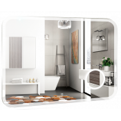 Зеркало Azario Эльза ФР00002156 80х55 с LED-подсветкой и диммером