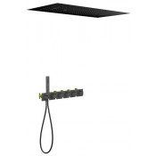 Душевая система скрытого монтажа с термостатом Timo Petruma SX-5329/03SM черный