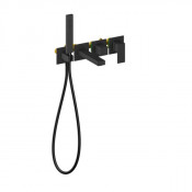 Смеситель для ванны с душем Timo Selene 2014/03YSM черный матовый