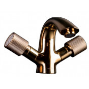 Смеситель для раковины Boheme Royal Cristal 291-Royal/CRST золото