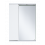 Зеркальный шкаф Misty Лира - 50 левый белый П-Лир04050-013Л