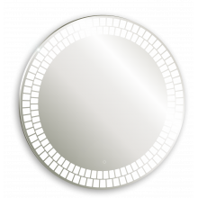 Зеркало Azario Армада LED00002512 d100 c подсветкой и диммером