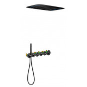 Душевая система скрытого монтажа с термостатом Timo Petruma SX-2319/03SM черный