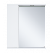 Зеркальный шкаф Misty Лира - 60 левый белый П-Лир04060-013Л