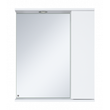 Зеркальный шкаф Misty Лира - 60 правый белый П-Лир04060-013П