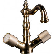 Смеситель для для раковины Boheme Royal Crystal 292-Royal/CRST black