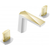 Смеситель для раковины Boheme Venturo 150-WG-TOUCH белый/золото