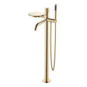 Смеситель для ванны напольный Boheme Stick 129-GG.2 ручка Touch золото