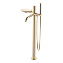 Смеситель для ванны напольный Boheme Stick 129-GG.2 ручка Touch золото