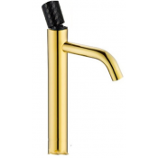 Смеситель для раковины Boheme Stick 122-GB Gold Matt Black