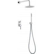 Душевая система Boheme Uno 464-WCR белый/хром