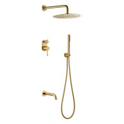 Душевая система Boheme Uno 464-2-MG матовое золото