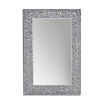 Зеркало Boheme Aura 538 серебро глянец с подсветкой